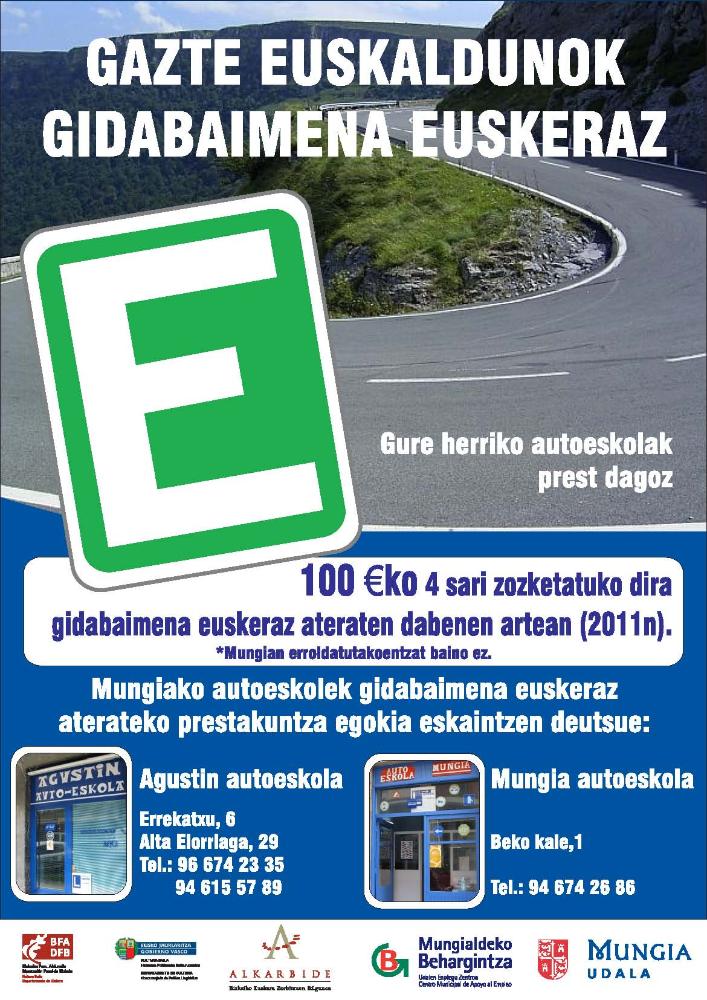 Imagen Campaña 'Gidabaimena euskeraz'