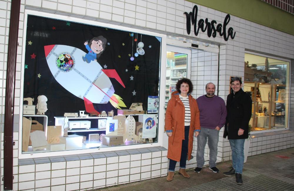 Imagen LOS COMERCIOS DE MUNGIA SE SUMAN A LA INICIATIVA 'ESCAPARATES 11 DE FEBRERO'