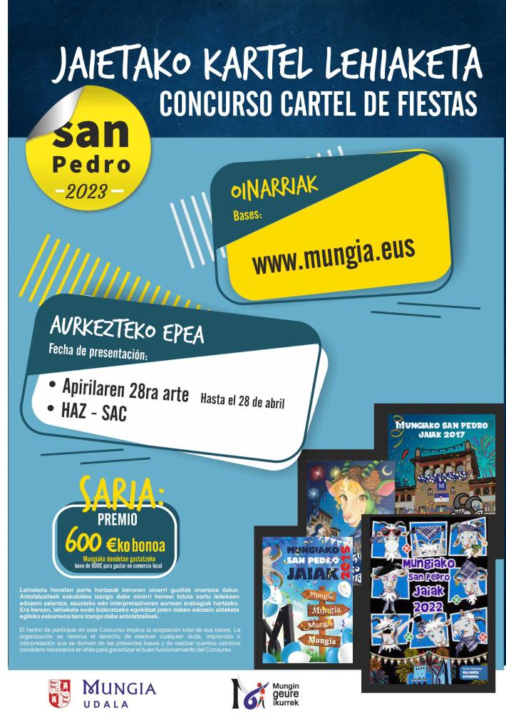 Imagen 2023KO SAN PEDRO JAIETAKO KARTELAREN LEIHAKETA
