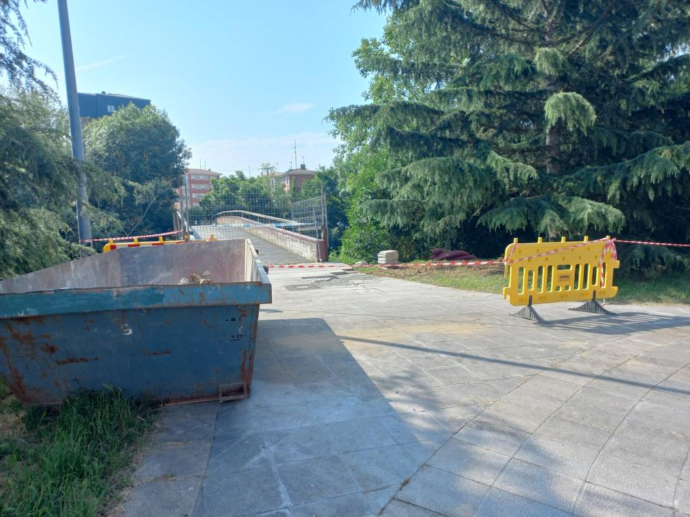 Imagen Olaldeko zubia berritzeko lanak hasi dira