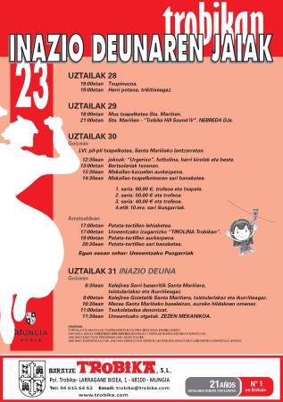 INAZIO DEUNAREN JAIAK