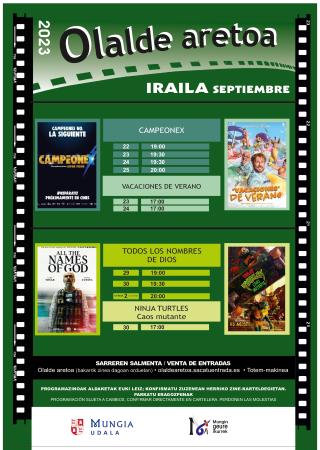 Imagen ¡Cine de septiembre en Olalde Aretoa!