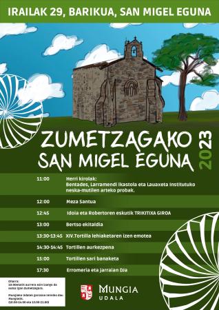 Imagen Programa de las fiestas de San Miguel en Zumetzaga