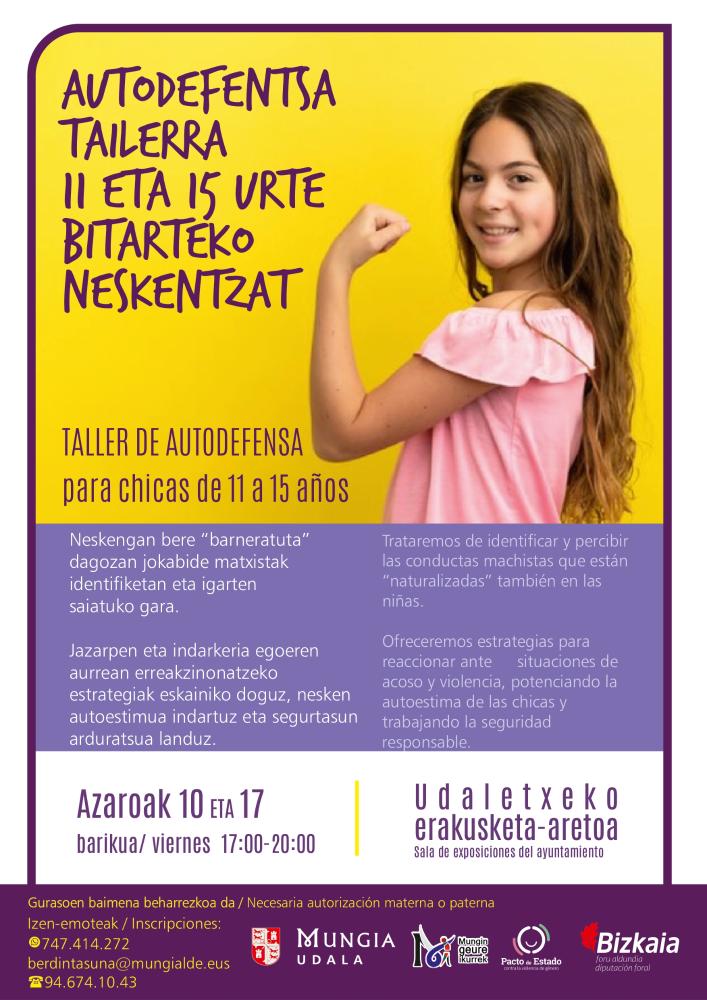 Imagen Taller de autodefensa para chicas entre 11 y 15 años