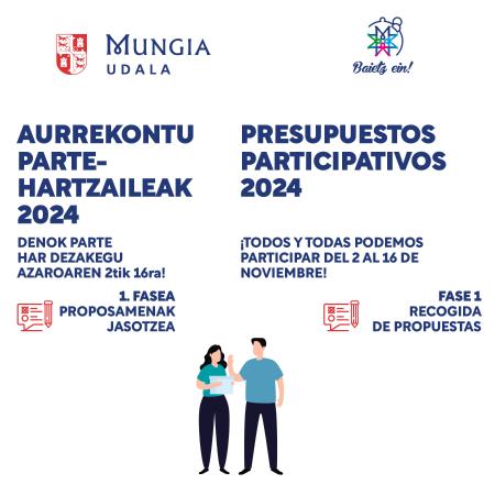 Imagen El Ayuntamiento de Mungia inicia el 2 de noviembre el proceso participativo para diseñar los presupuestos de 2024