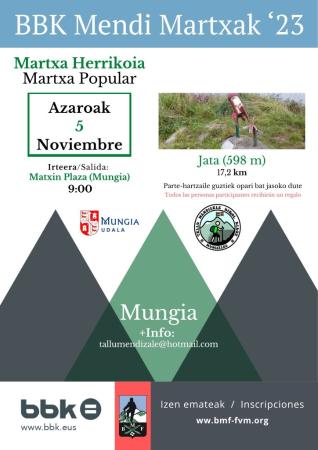 BBK Mendi Martxak. Martxa herrikoia Jatara