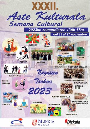Imagen La Asociación Danontzat, con el apoyo del Ayuntamiento de Mungia, celebra la 32 edición de la Semana Cultural