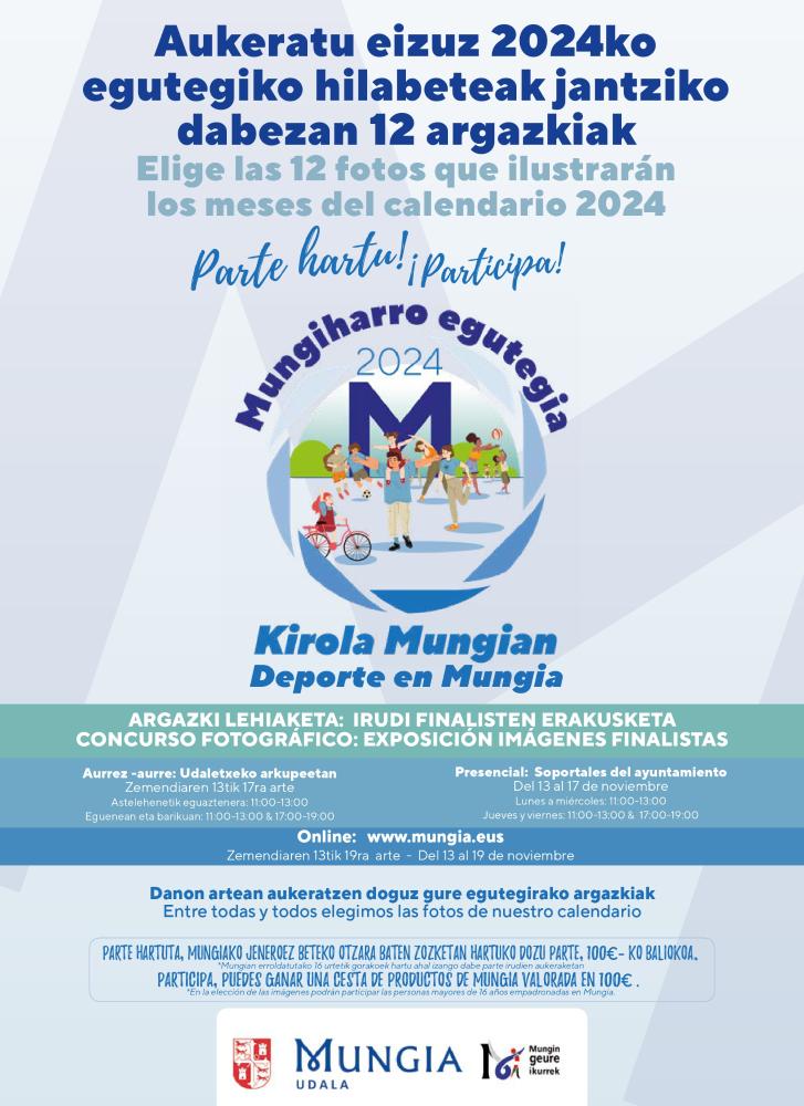 Imagen Elige las 12 fotos que ilustrarán el calendario Mungiharro de 2024