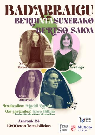 "Badarraigu" Berdintasunerako bertso saioa