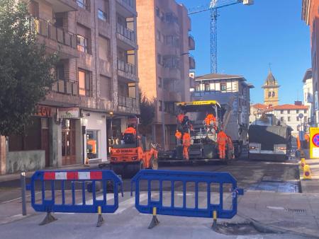 Imagen Finalizan las obras de asfaltado de la calle Aita Elorriaga en Mungia