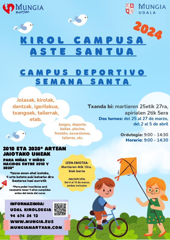 Imagen Campus deportivo de Semana Santa 2024