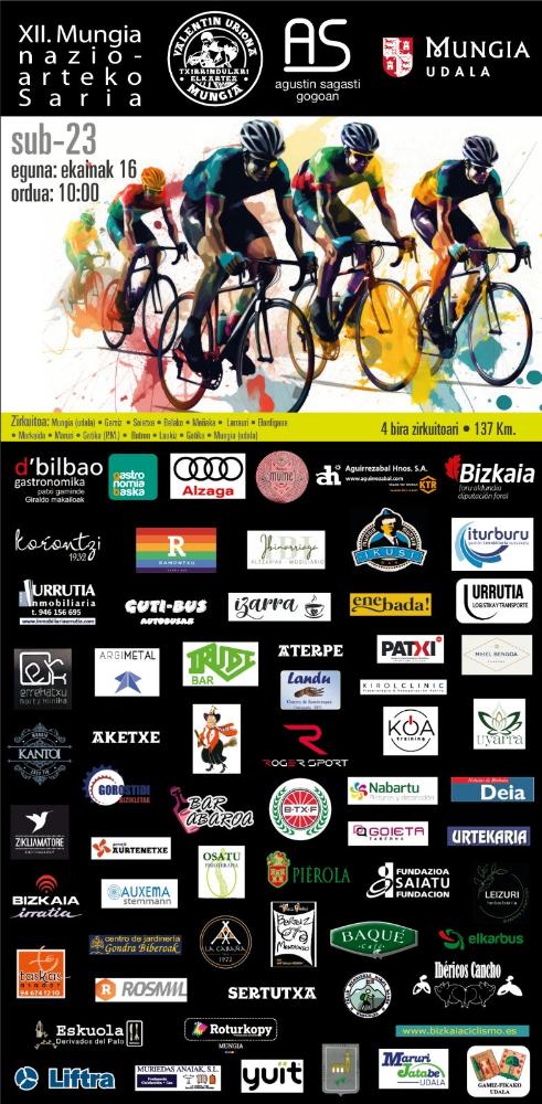 Imagen Mungia acogerá la XII edición del Gran Premio Mungia-Memorial Agustín Sagasti el próximo 16 de junio