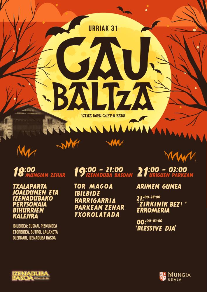 Imagen Mungia celebra Gau Baltza, la noche más terrorífica del año, con actividades para todos los públicos el próximo 31 de octubre