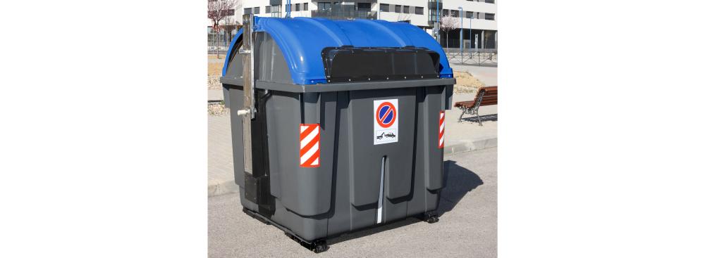 Imagen Edukiontzi urdina - papera eta kartoia