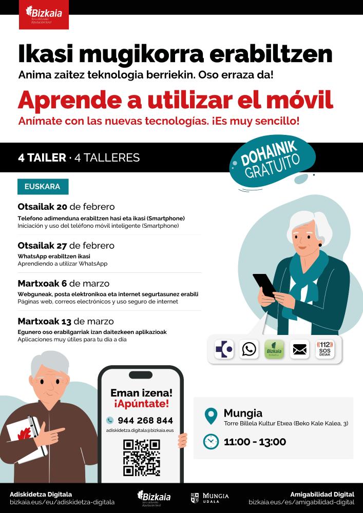 Imagen Ikasi mugikorra erabiltzen