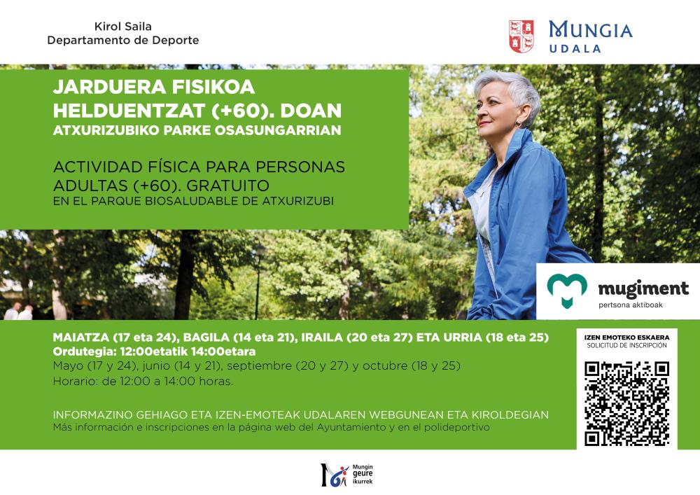 Imagen JARDUERA FISIKOA PERTSONA HELDUENTZAT (+60)