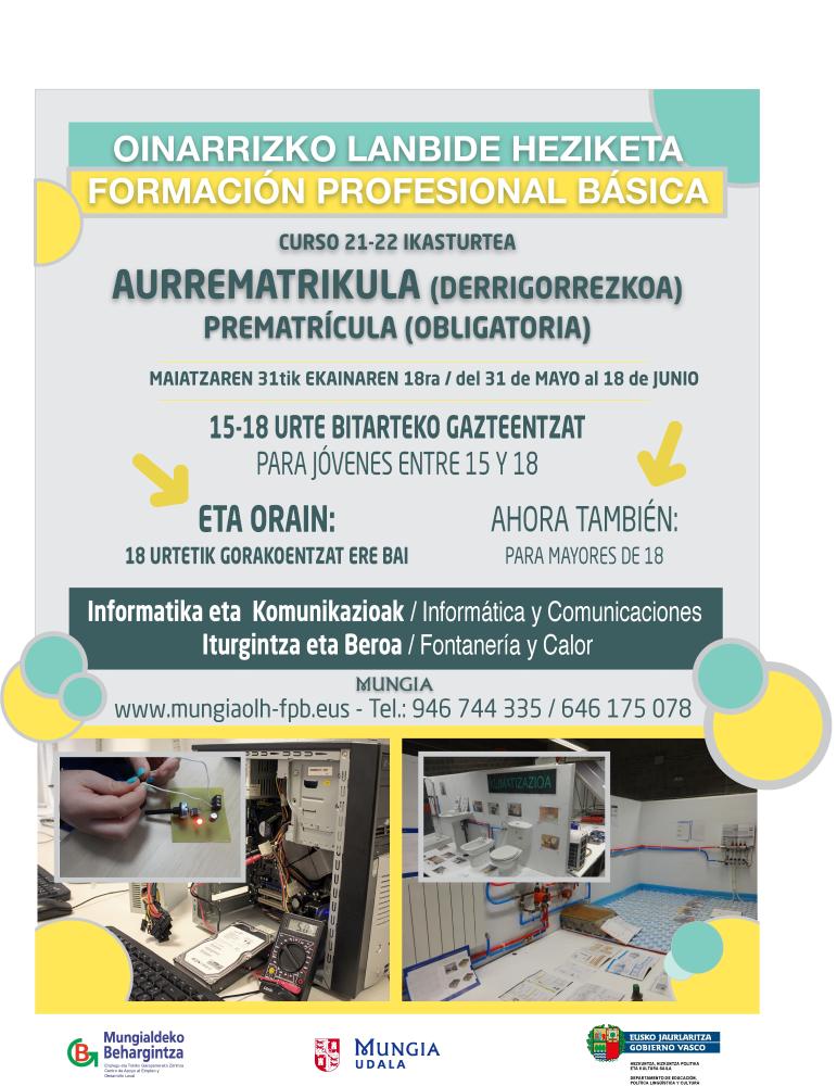 Imagen OINARRIZKO LANBIDE HEZIKETA 2021-2022