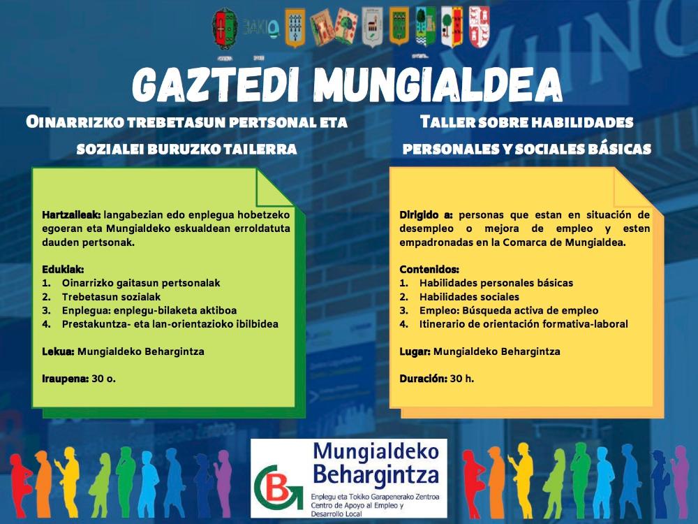 Imagen MUNGIALDEKO BEHARGINTZA - TALLER SOBRE HABILIDADES PERSONALES Y SOCIALES BÁSICAS