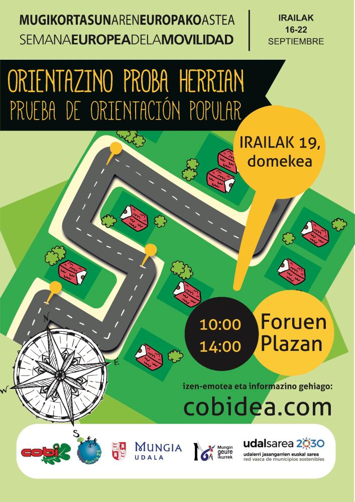 Imagen SEMANA EUROPEA DE LA MOVILIDAD - PRUEBA DE ORIENTACIÓN POPULAR