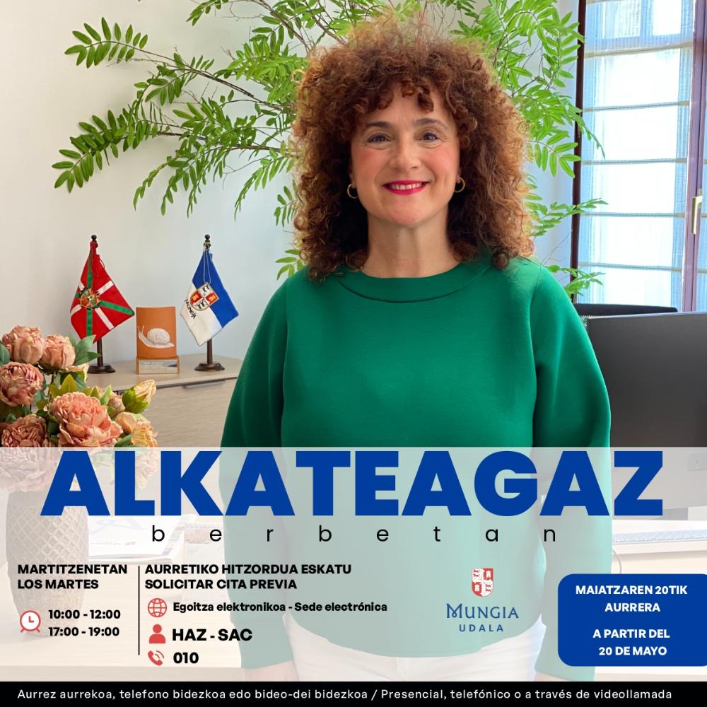 Imagen Alaitz Erkoreka Mungiako Alkateak herritarrekiko harreman zuzena indartuko du 
