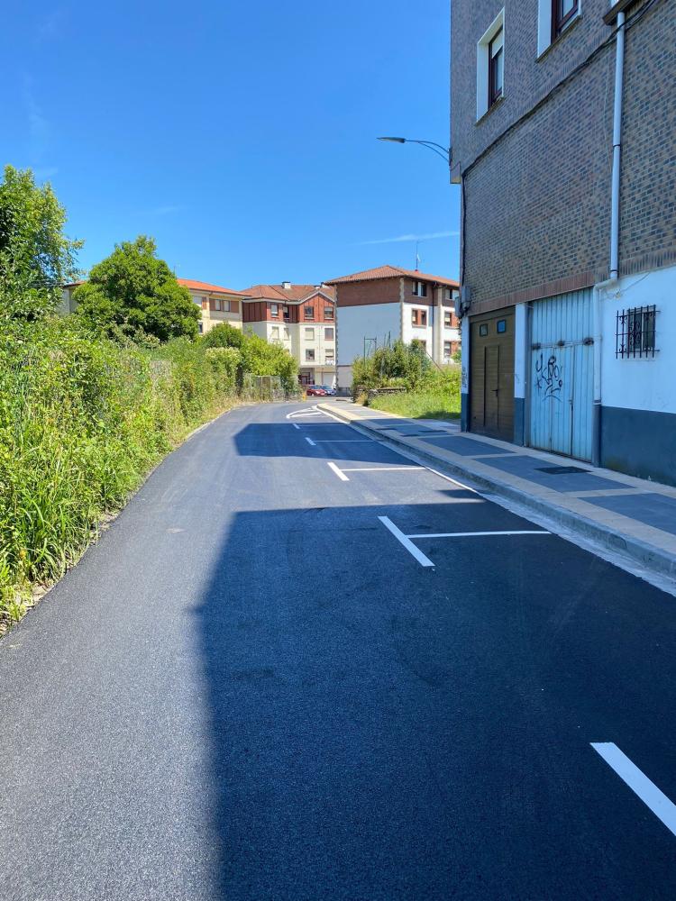 Imagen Udalak 75.000 euro baino gehiago inbertitu ditu Berteiz eta Garraketa kaleetako irisgarritasuna eta segurtasuna hobetzeko