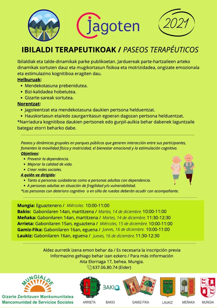 Imagen JAGOTEN - PASEOS TERAPÉUTICOS