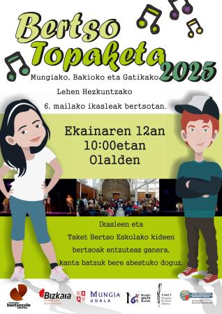 Mungia, Bakio eta Gatikako ikasleen bertso-topaketa