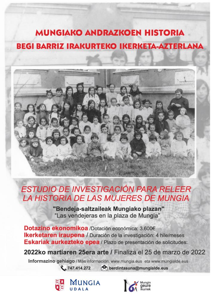 Imagen Estudio de investigación para releer la historia de las mujeres de Mungia