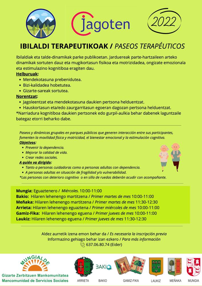 Imagen JAGOTEN - PASEOS TERAPÉUTICOS