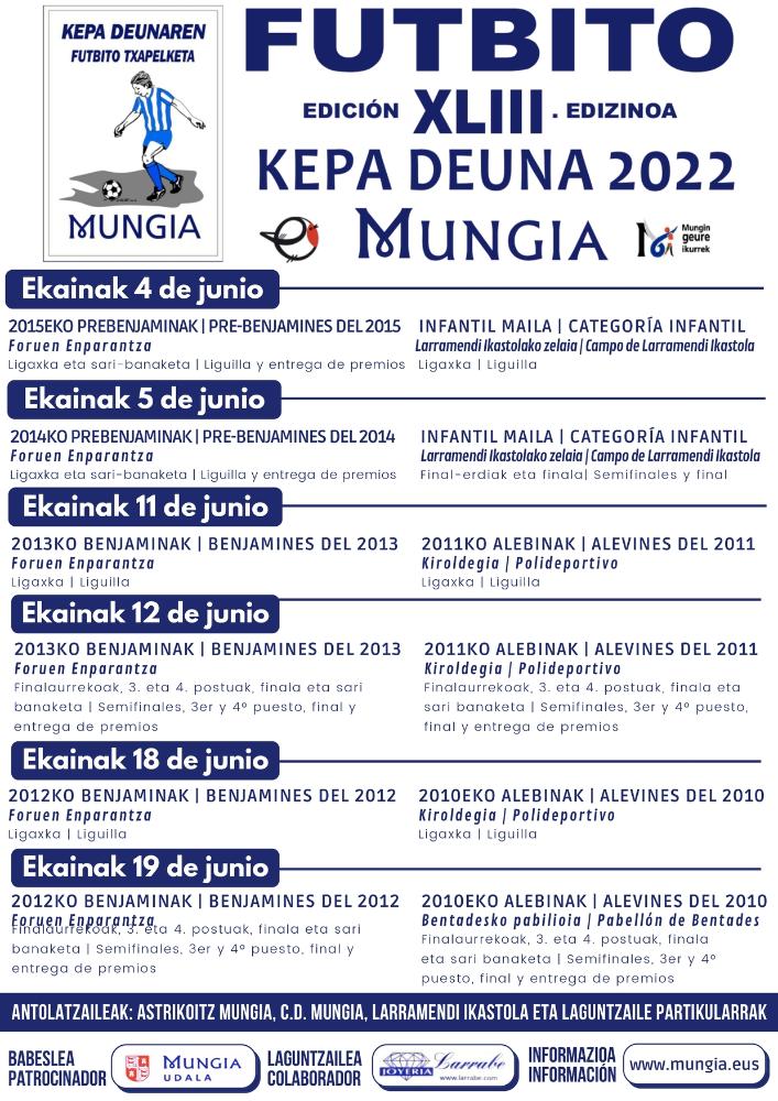 Imagen KEPA DEUNA 2022 - FUTBITO TXAPELKETA