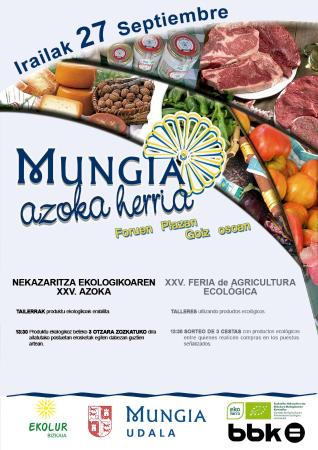 Nekazaritza ekologikoaren XXV azoka