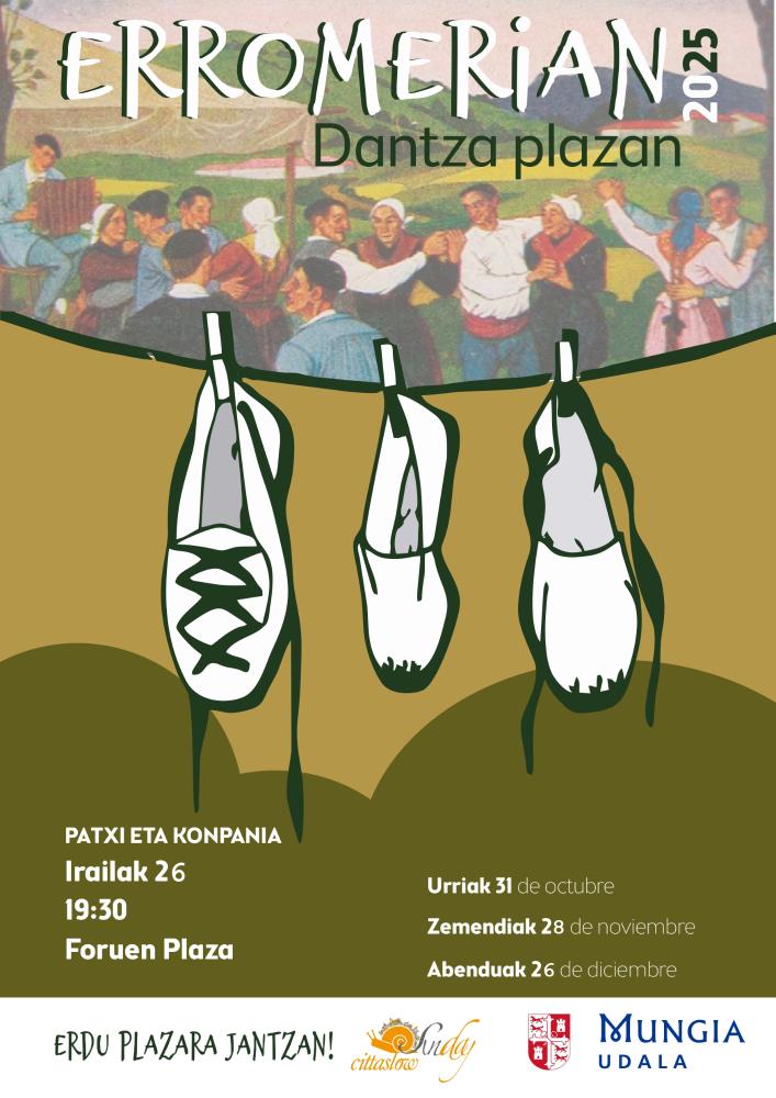 Imagen Mungia recupera la plaza como lugar popular de la danza tradicional en el marco de “Erromerian”
