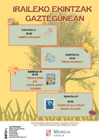 "Bioplastiko eta zuntz bowl" tailerra Gaztegunea