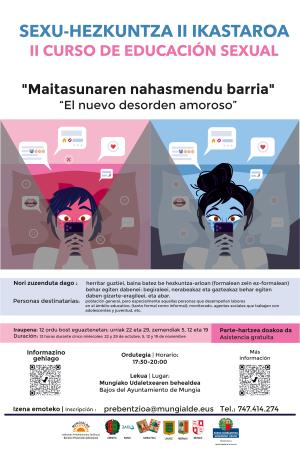 “Maitasunaren nahasmendu barria” sexu-hezkuntza II ikastaroa
