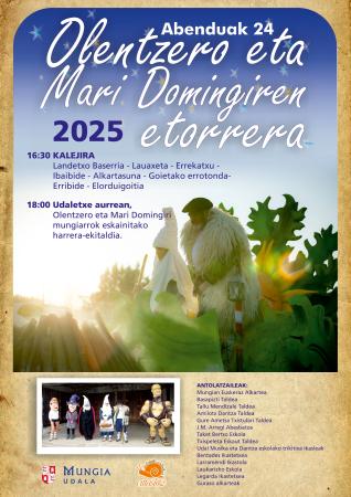 Irudia Olentzero eta Mari Domingi gure herriko kaleetatik ibiliko dira!