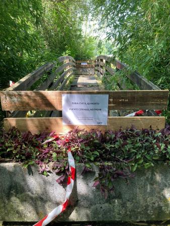 Irudia Mungiak Trobikako pasabidea berritzeko lizitazioa hasi du, 104.000 eurotik gorako aurrekontuarekin