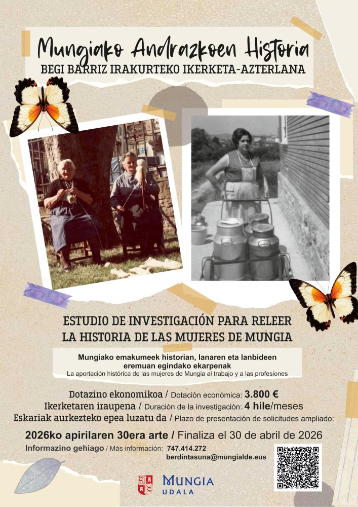 Imagen Mungia amplía el plazo para presentar proyectos del estudio sobre la...