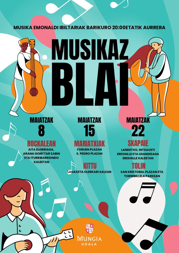 Irudia Mungiak Musikaz Blai programaren edizio berri bat jarriko du martxan du...