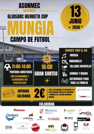 Imagen Mungia acoge el Gliosarc Ikerketa Cup, una jornada solidaria para impulsar la investigación de sarcomas y tumores cerebrales