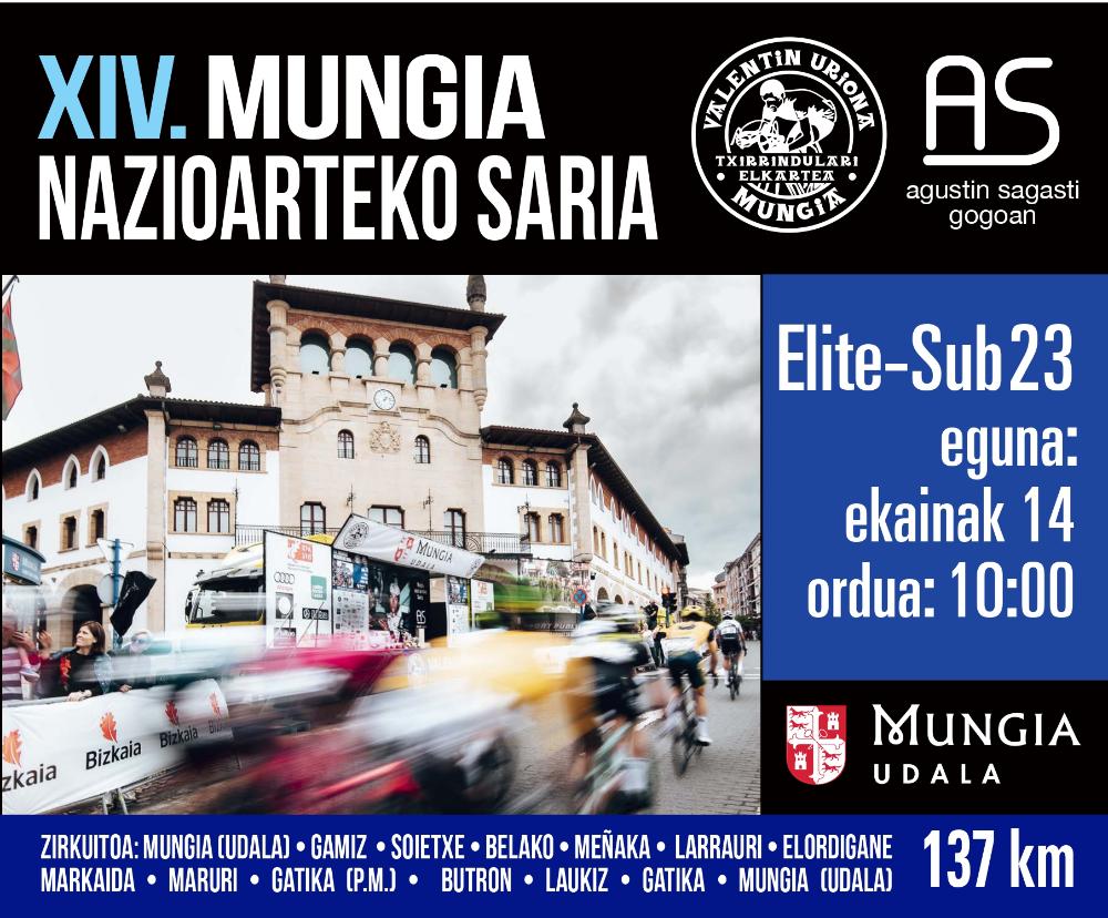 Irudia Mungia txirrindularitzaren erreferente bihurtuko da berriro Mungia Sari...
