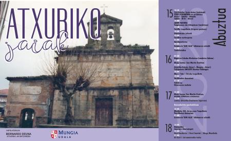 Irudia Atxurik Kofradi Jaiak ospatuko ditu abuztuaren 15etik 18ra, tradizioz eta herri-jarduerez beteriko egitarauarekin