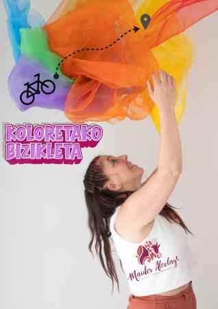 Irudia Koloretako Bizikleta Ikuskizuna